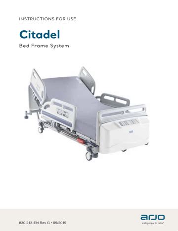 aes citadel|ARJO CITADEL INSTRUCTIONS FOR USE MANUAL .